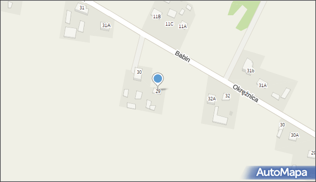 Babin, Babin, 29, mapa Babin