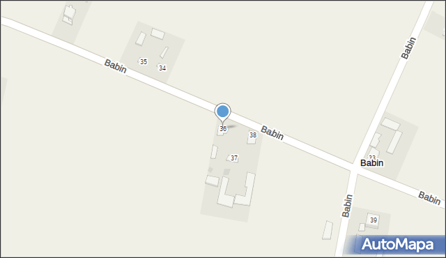 Babin, Babin, 36, mapa Babin