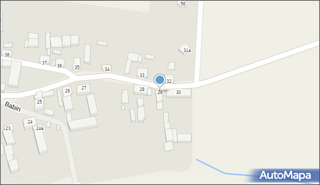 Babin, Babin, 29, mapa Babin