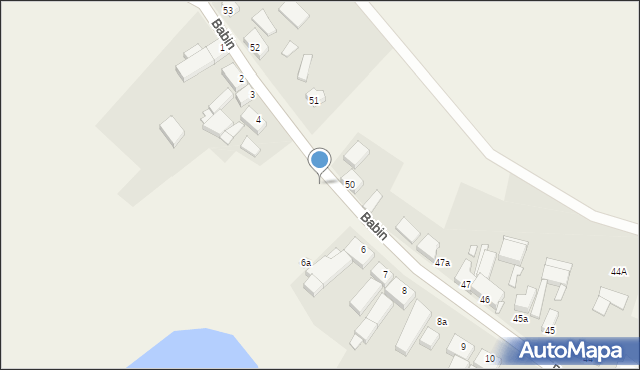 Babin, Babin, 5, mapa Babin