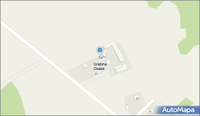 Babiniec, Babiniec, 20a, mapa Babiniec