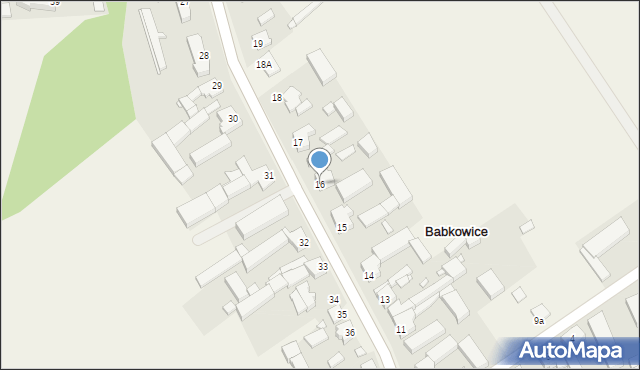 Babkowice, Babkowice, 16, mapa Babkowice