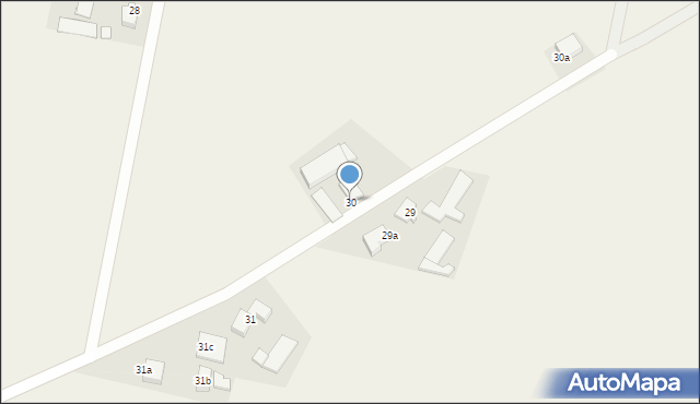 Bąblin, Bąblin, 30, mapa Bąblin