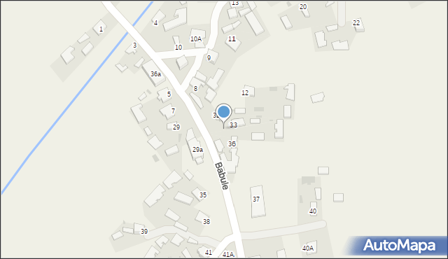 Babule, Babule, 34, mapa Babule