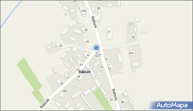 Babule, Babule, 41A, mapa Babule
