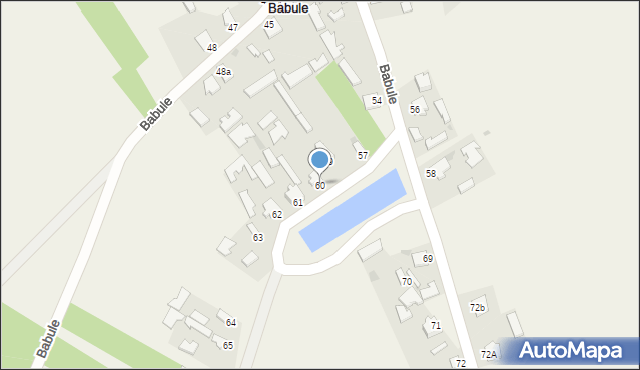 Babule, Babule, 60, mapa Babule