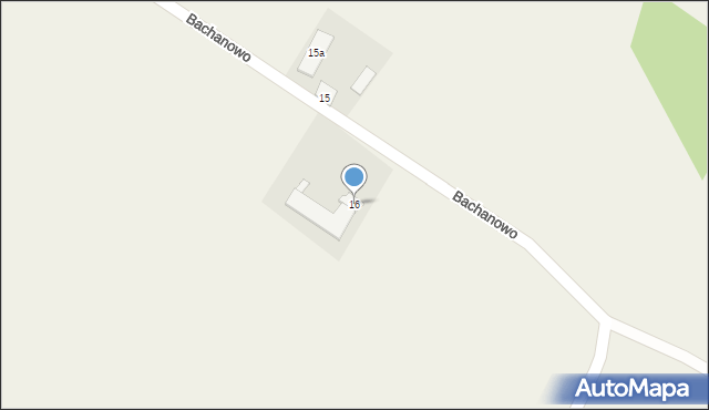 Bachanowo, Bachanowo, 16, mapa Bachanowo