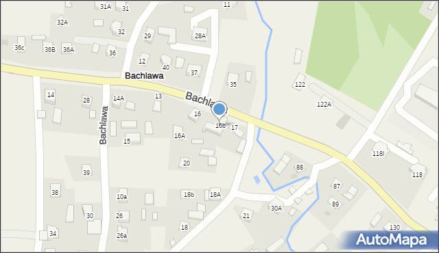 Bachlawa, Bachlawa, 16b, mapa Bachlawa