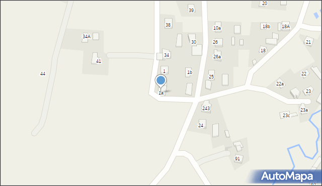 Bachlawa, Bachlawa, 1a, mapa Bachlawa