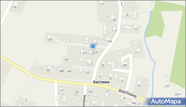 Bachlawa, Bachlawa, 31, mapa Bachlawa