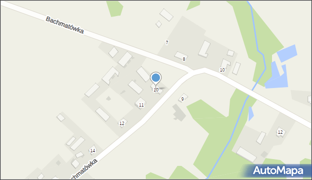 Bachmatówka, Bachmatówka, 10, mapa Bachmatówka