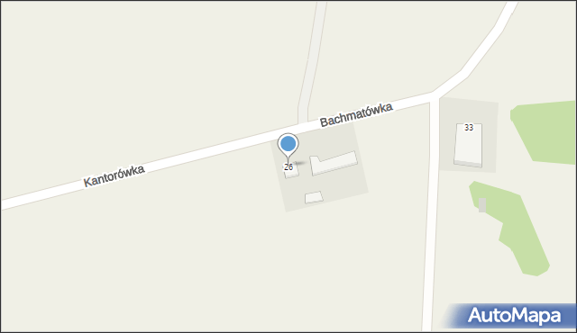 Bachmatówka, Bachmatówka, 26, mapa Bachmatówka
