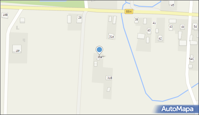 Bachórz, Bachórz, 30a, mapa Bachórz