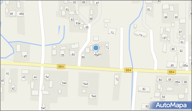 Bachórz, Bachórz, 70A, mapa Bachórz