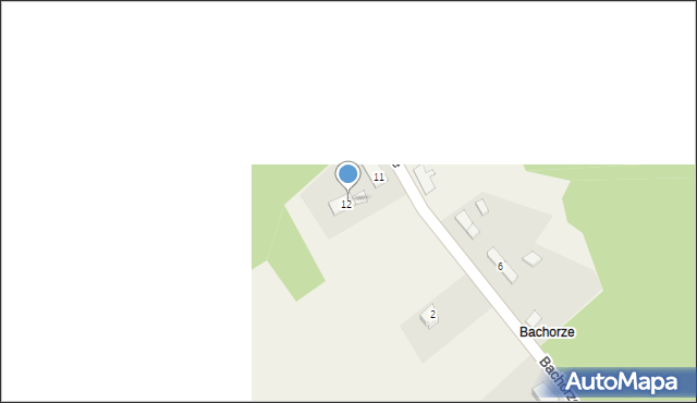 Bachorze, Bachorze, 3, mapa Bachorze