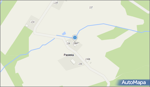 Bachórzec, Bachórzec, 238A, mapa Bachórzec