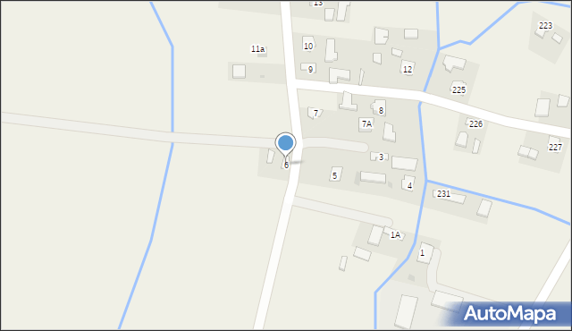 Bachórzec, Bachórzec, 6, mapa Bachórzec