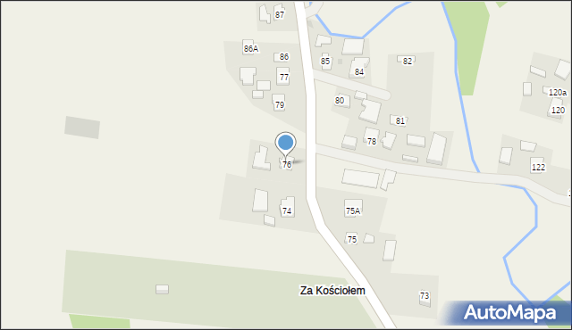 Bachórzec, Bachórzec, 76, mapa Bachórzec