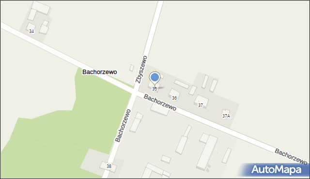 Bachorzewo, Bachorzewo, 35, mapa Bachorzewo
