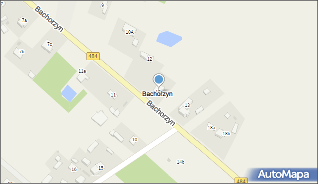 Bachorzyn, Bachorzyn, 12a, mapa Bachorzyn