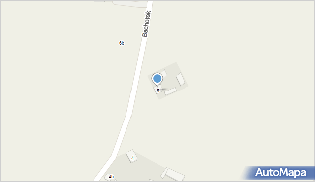 Bachotek, Bachotek, 5, mapa Bachotek