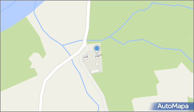 Bachów, Bachów, 114, mapa Bachów