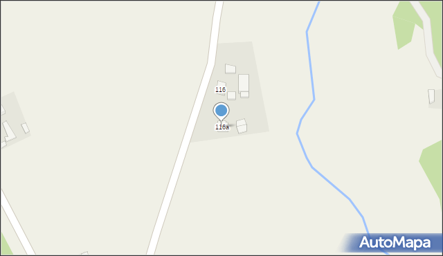 Bachów, Bachów, 116a, mapa Bachów
