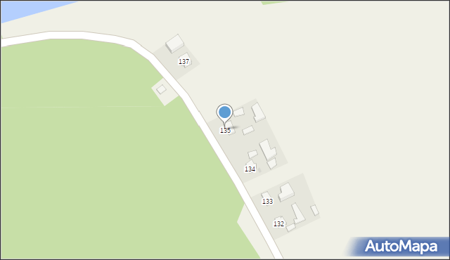 Bachów, Bachów, 135, mapa Bachów