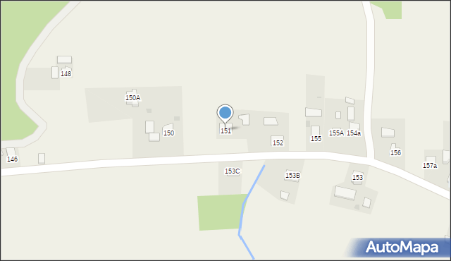 Bachów, Bachów, 151, mapa Bachów