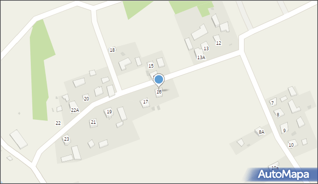 Bachów, Bachów, 16, mapa Bachów