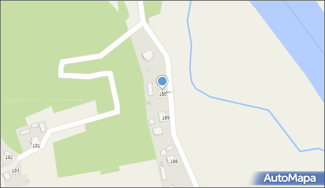 Bachów, Bachów, 190, mapa Bachów