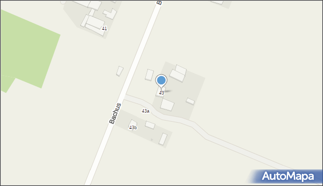 Bachus, Bachus, 43, mapa Bachus