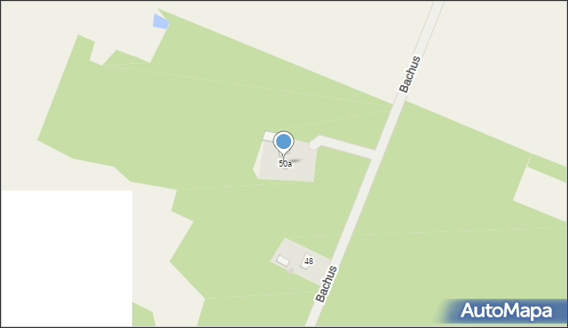 Bachus, Bachus, 50a, mapa Bachus