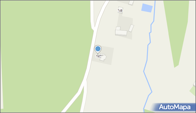 Baciki Średnie, Baciki Średnie, 74C, mapa Baciki Średnie