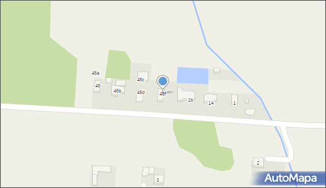 Baciuty-Kolonia, Baciuty-Kolonia, 46f, mapa Baciuty-Kolonia