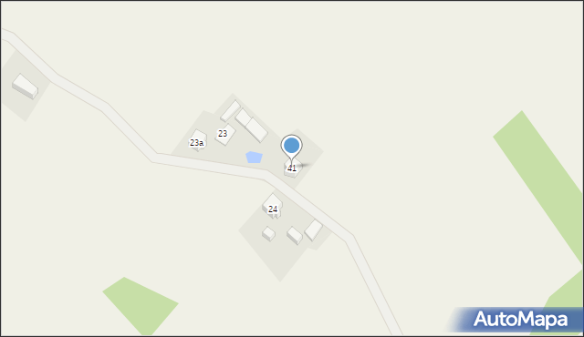 Bącka Huta, Bącka Huta, 41, mapa Bącka Huta