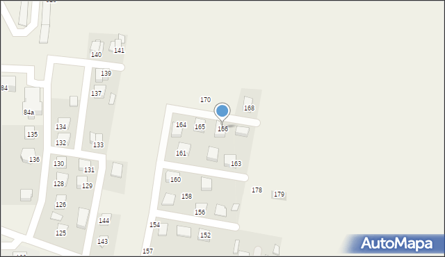 Baćkowice, Baćkowice, 166, mapa Baćkowice