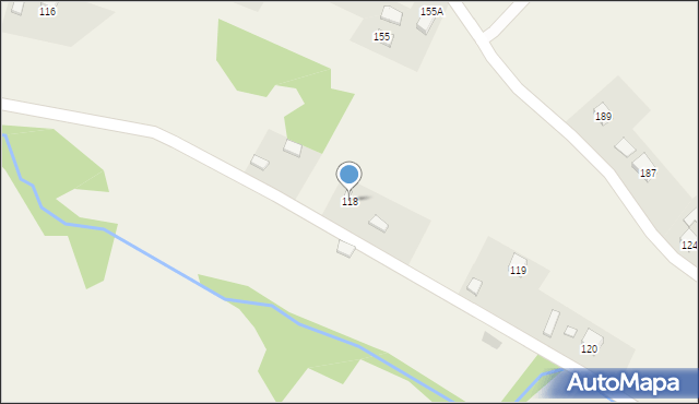 Bączal Górny, Bączal Górny, 118, mapa Bączal Górny