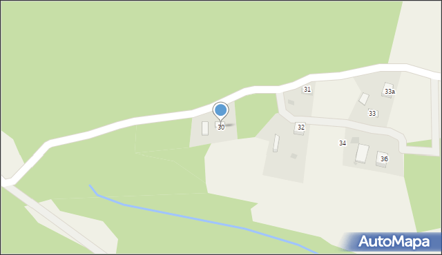 Bączal Górny, Bączal Górny, 30, mapa Bączal Górny