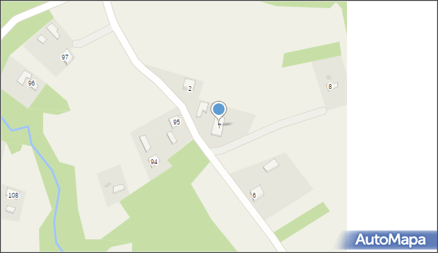 Bączal Górny, Bączal Górny, 7, mapa Bączal Górny