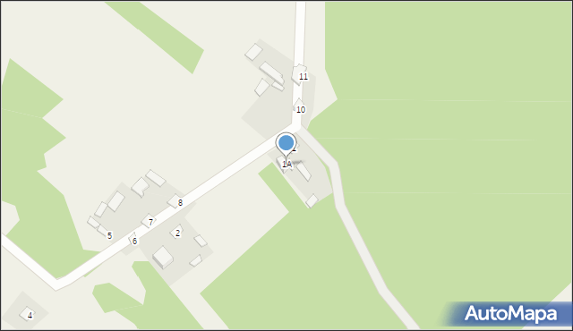 Baczki, Baczki, 1A, mapa Baczki