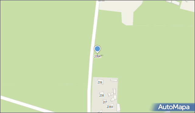 Baczki, Baczki, 209A, mapa Baczki