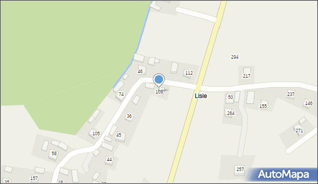 Baczków, Baczków, 109, mapa Baczków