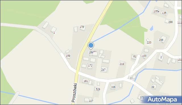 Baczków, Baczków, 184, mapa Baczków