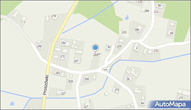 Baczków, Baczków, 219, mapa Baczków
