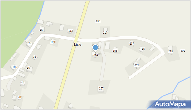 Baczków, Baczków, 264, mapa Baczków