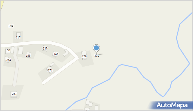 Baczków, Baczków, 301, mapa Baczków