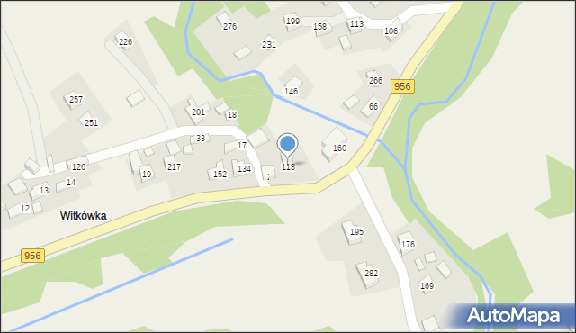 Baczyn, Baczyn, 118, mapa Baczyn