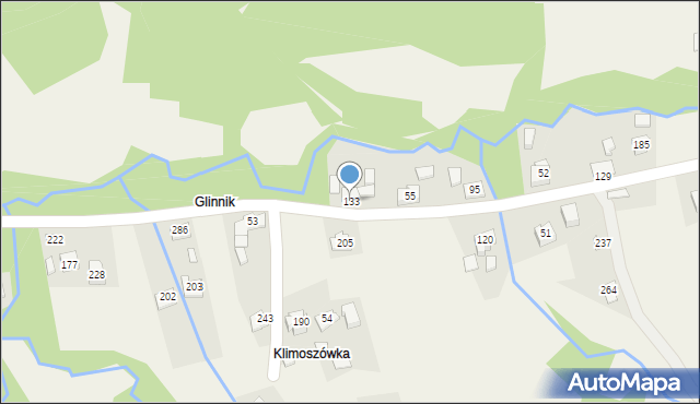 Baczyn, Baczyn, 133, mapa Baczyn