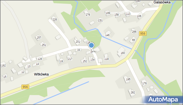 Baczyn, Baczyn, 17, mapa Baczyn